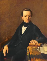 Porträt von Master Valmont, Notar von Cherbourg